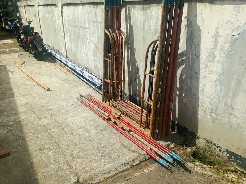 Sewa scaffolding untuk proyek perumahan di Depok